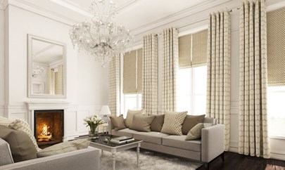 Roman Blinds Paisley